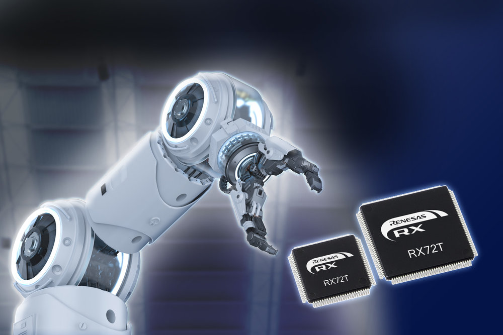 Renesas lance le groupe RX72T afin d'élargir les options de microcontrôleur pour le contrôle de servomoteurs dans les robots